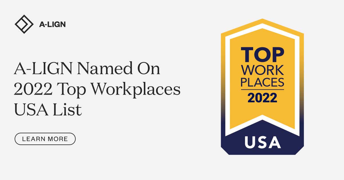 ALIGN Named On 2022 Top Workplaces USA List